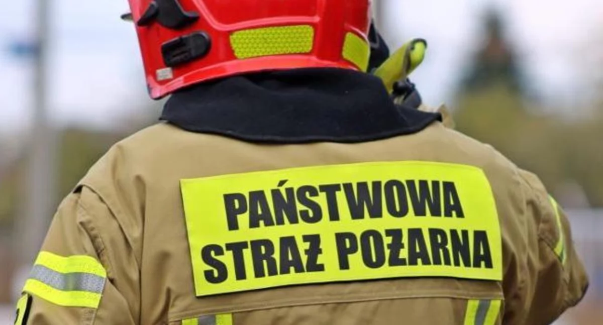 Kobieta przewróciła się na rowerze w ogródkach działkowych. Interweniowała Straż Pożarna
