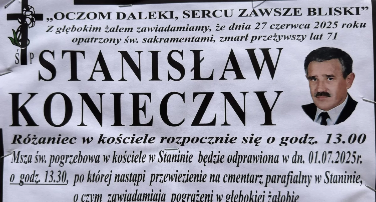 Nie żyje Stanisław Konieczny, wieloletni dyrektor Zarządu Dróg Miejskich w Łukowie