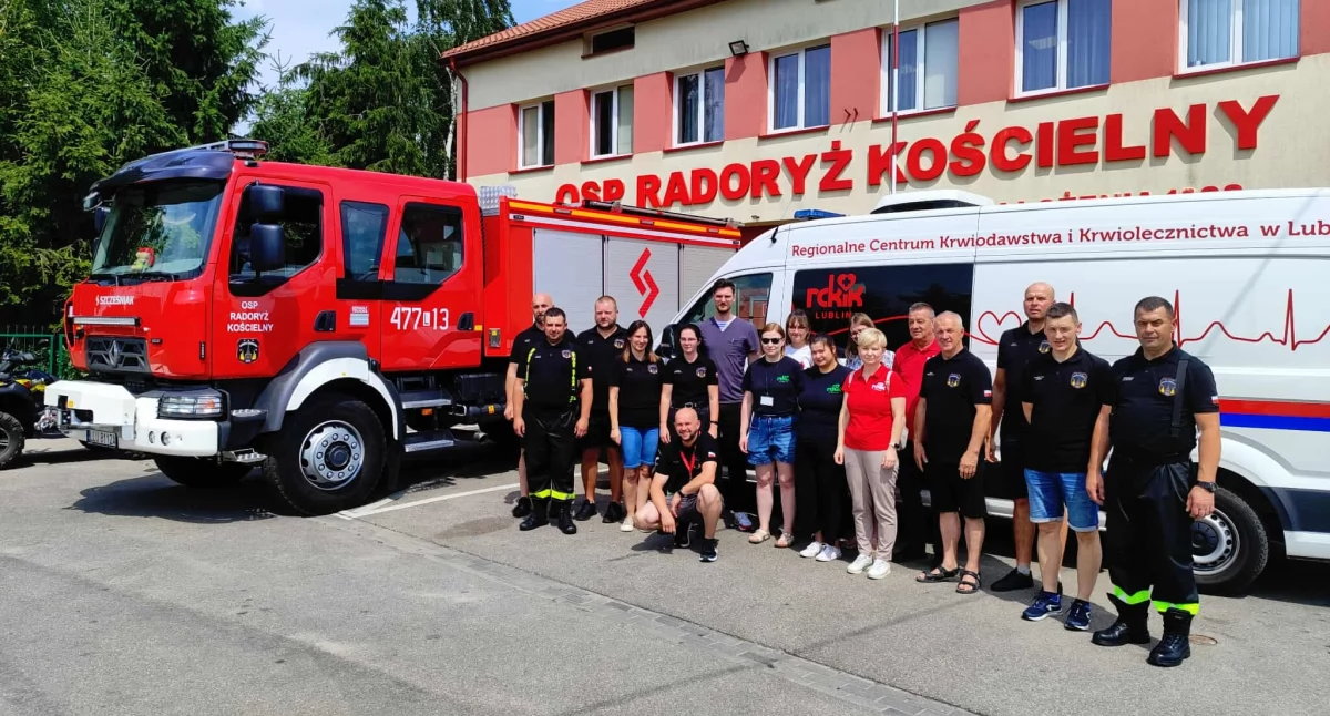 Prawie 10 litrów krwi w jeden dzień. Mieszkańcy Radoryża Kościelnego nie zawiedli