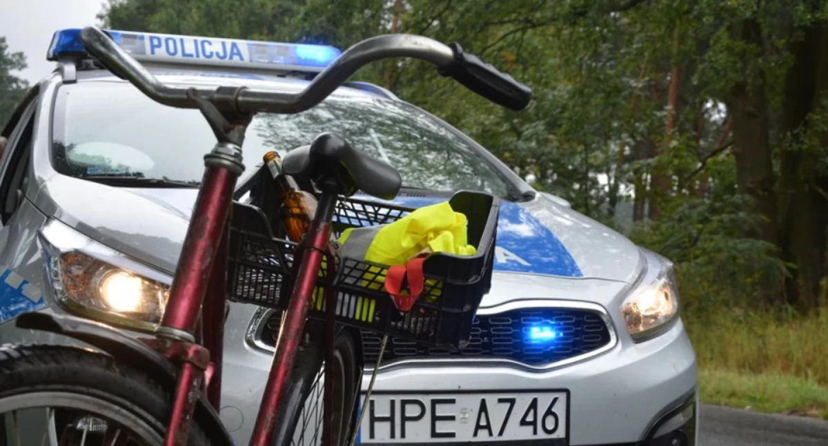 Aż 13 pijanych rowerzystów w powiecie łukowskim w jeden weekend! Rekordzista miał prawie 3 promile