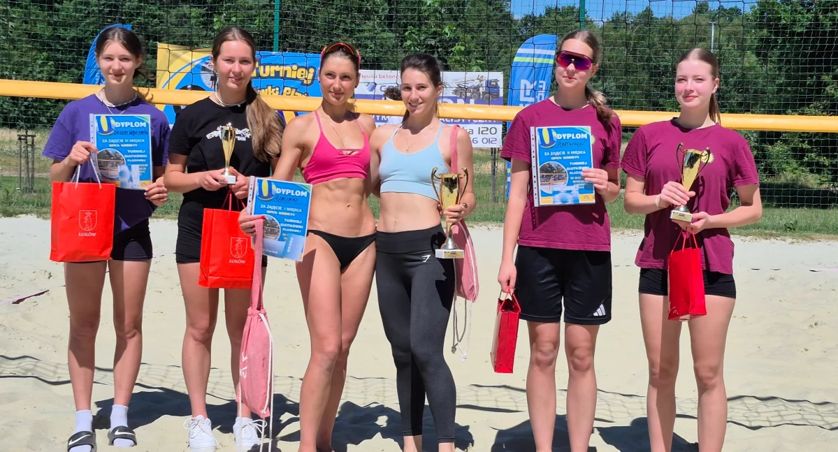 Plażowa siatkówka nad „Zimną Wodą”. Znamy zwycięzców turnieju w Łukowie!