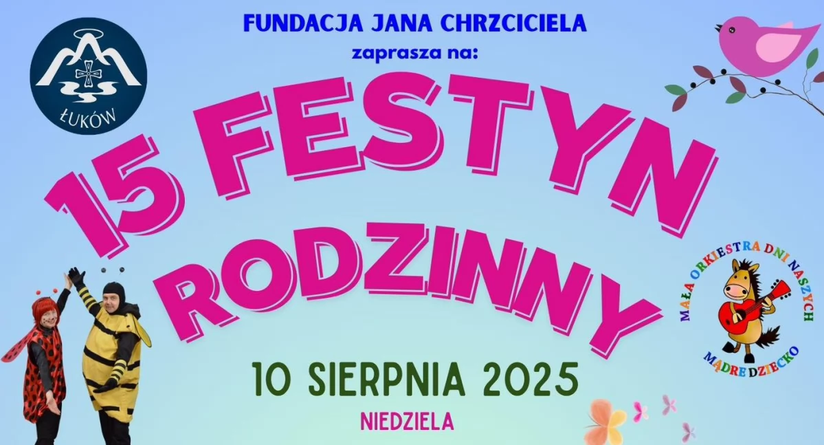 Rodzinny festyn z koncertami i animacjami w Łukowie. Sprawdź program wydarzenia!