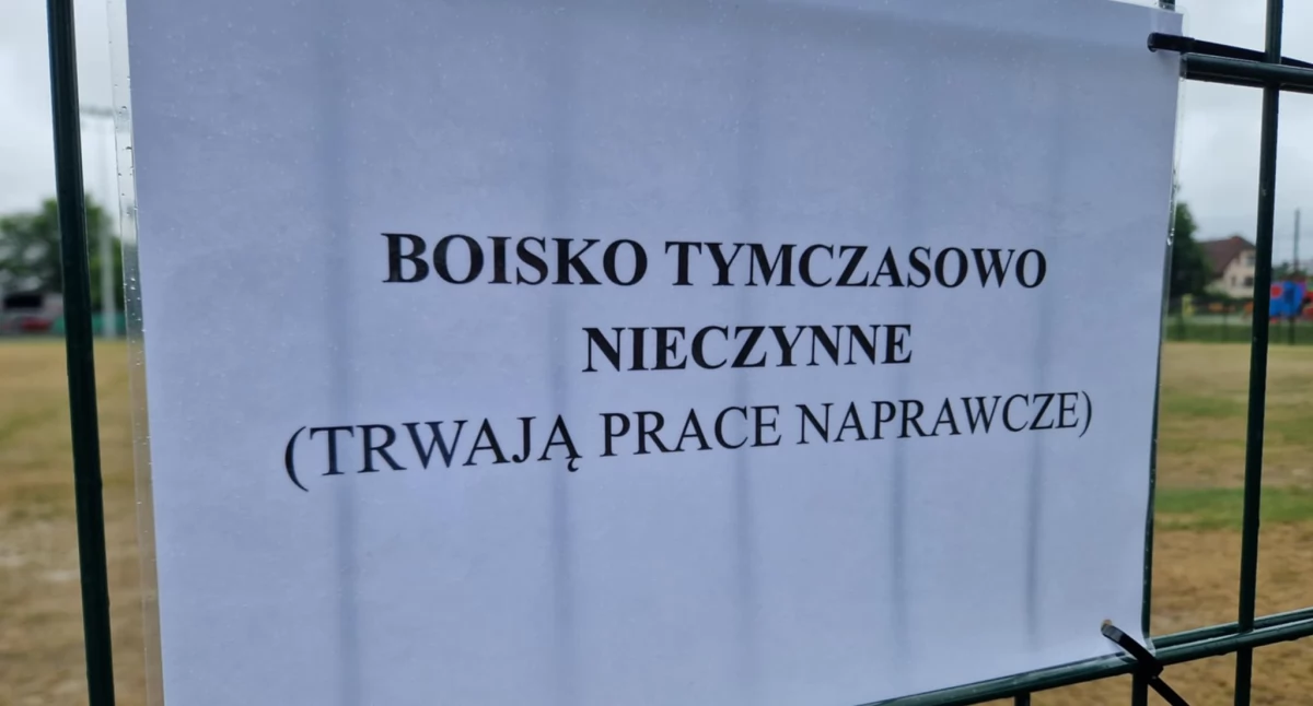 Boisko w Wojcieszkowie zamknięte. Trwają prace gwarancyjne, są boiska zastępcze