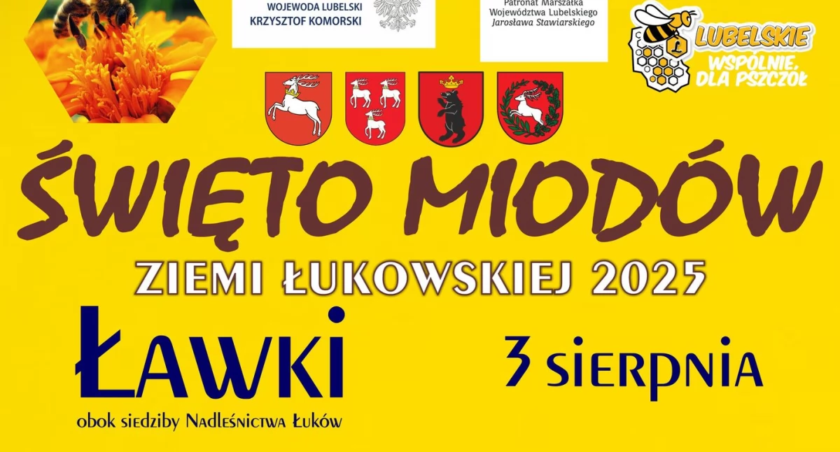 Święto Miodów w Ławkach. Pszczoły, tradycja i lokalne przysmaki już 3 sierpnia