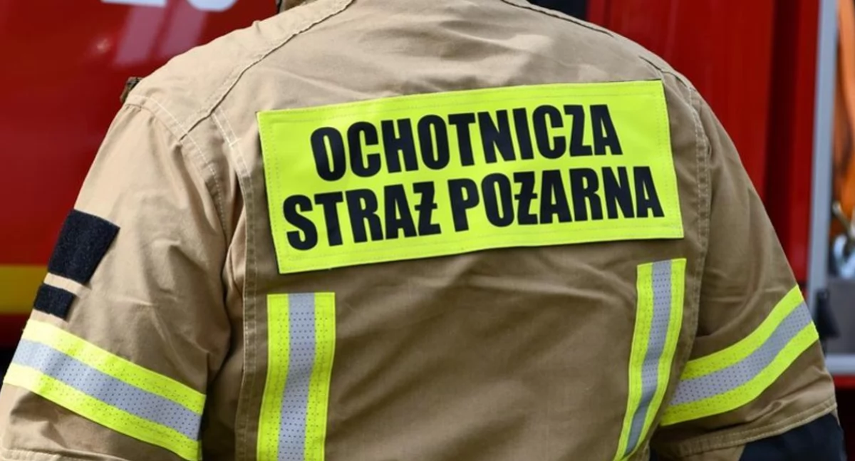 Zalana posesja w Okrzei. Interweniowali strażacy