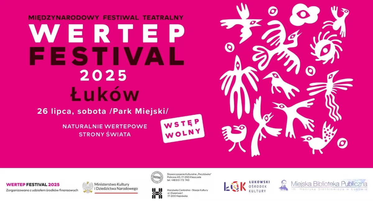 Pierwszy raz w Łukowie! Festiwal WERTEP zawita do parku miejskiego. Zobacz program wydarzenia