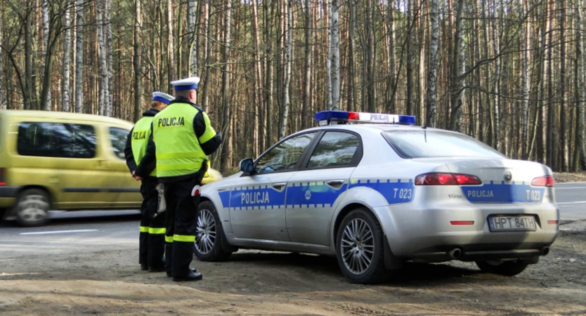 Mieszkaniec Łukowa pod wpływem kokainy zatrzymany na trasie Łuków–Siedlce