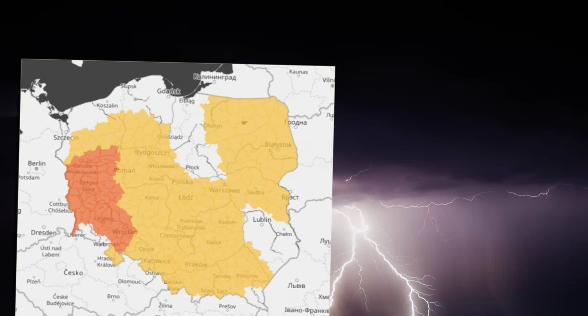 Burze, grad i lokalne podtopienia. IMGW ostrzega mieszkańców powiatu łukowskiego