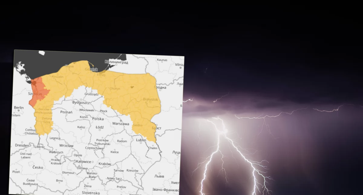 Uwaga, możliwe burze i silny wiatr w powiecie łukowskim. Ostrzeżenie IMGW