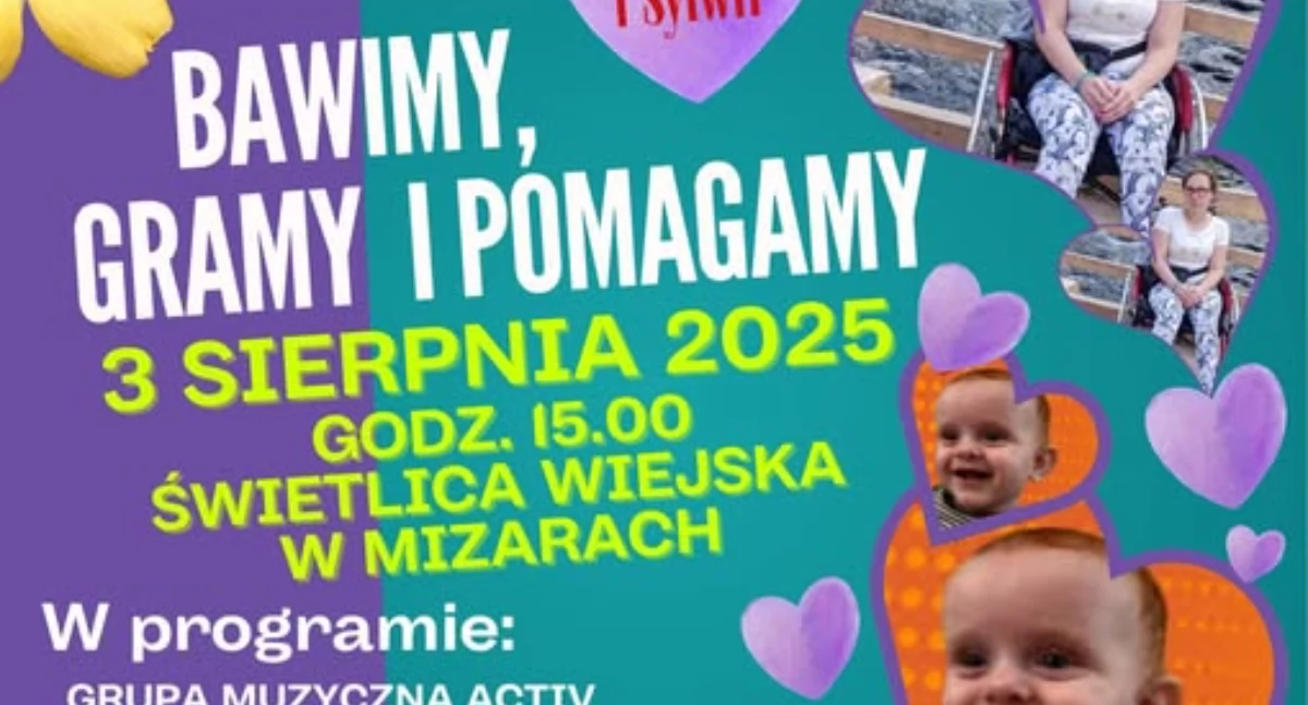 Zagrają, zatańczą i pomogą! Charytatywny piknik w Mizarach już 3 sierpnia
