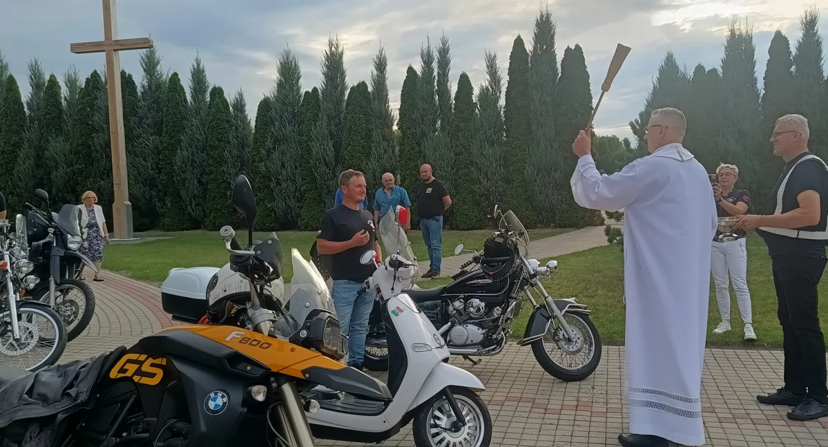 Święty Krzysztof dostał zlecenie w Łukowie. Ma chronić konie mechaniczne i ich jeźdźców!