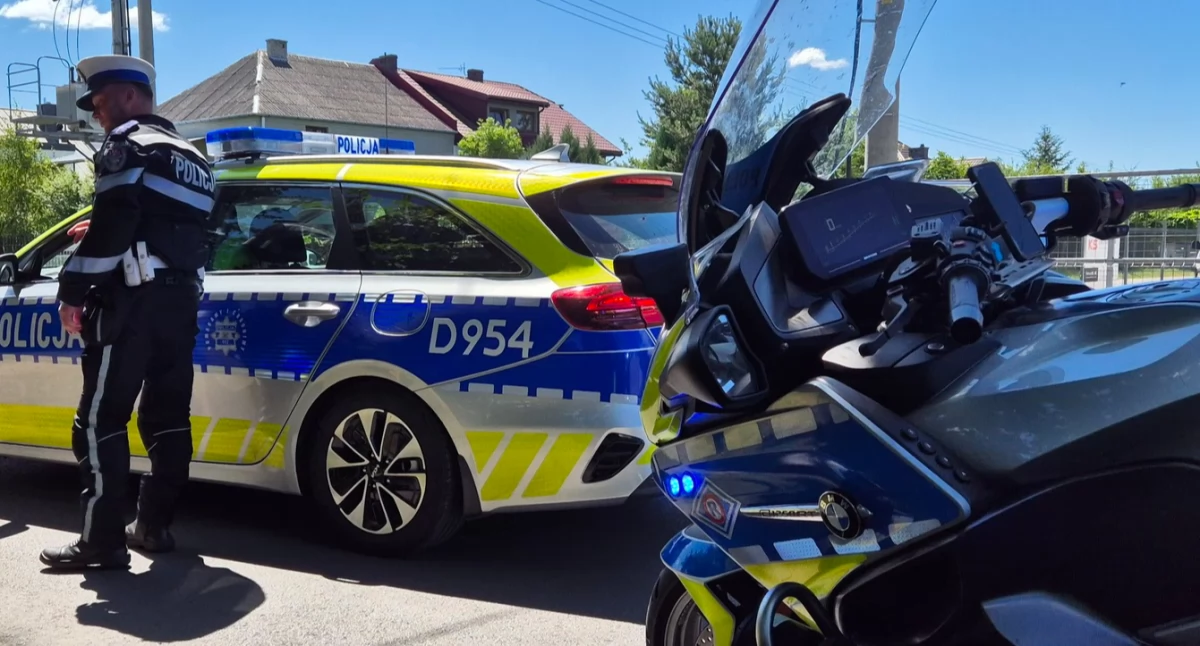 Czarny wtorek na drogach powiatu łukowskiego: Rowerzystka potrącona, motocyklista w szpitalu