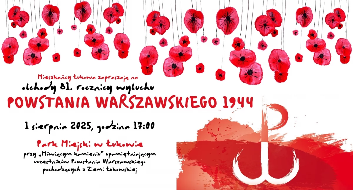  Łuków odda hołd Bohaterom. Uroczyste obchody 81. rocznicy Powstania Warszawskiego
