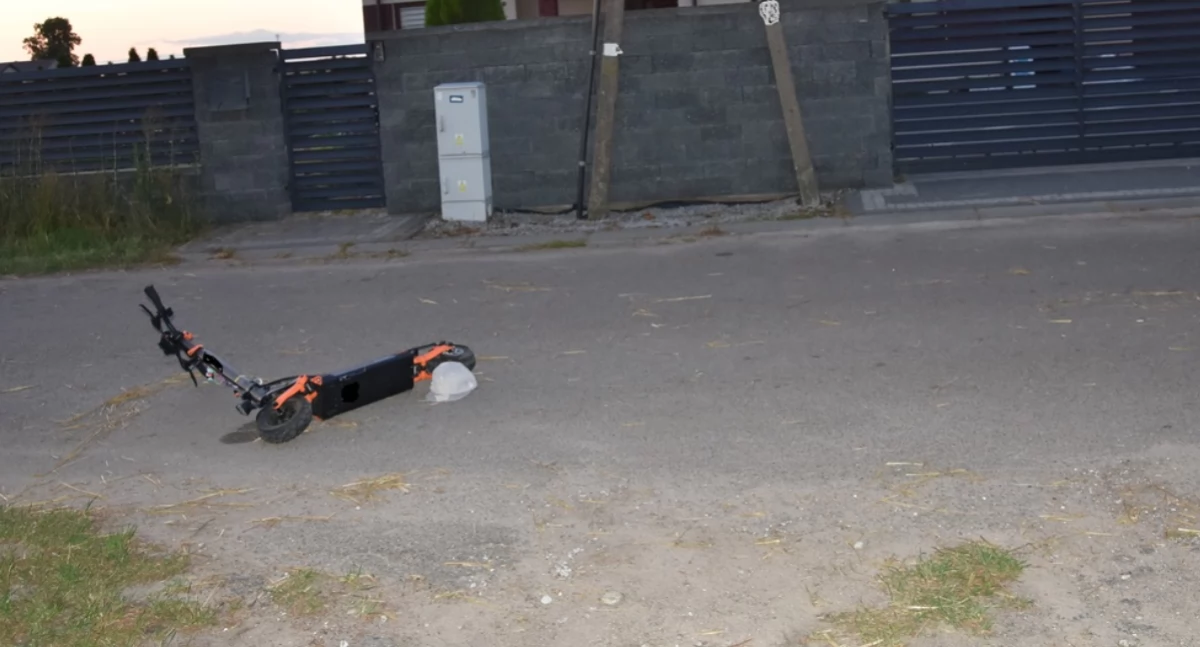 Chwila nieuwagi, ryk śmigłowca! Wakacyjny koszmar 13-latka na hulajnodze!