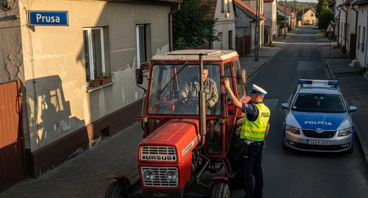 ŁUKÓW – Nietrzeźwy kierowca ciągnika rolniczego