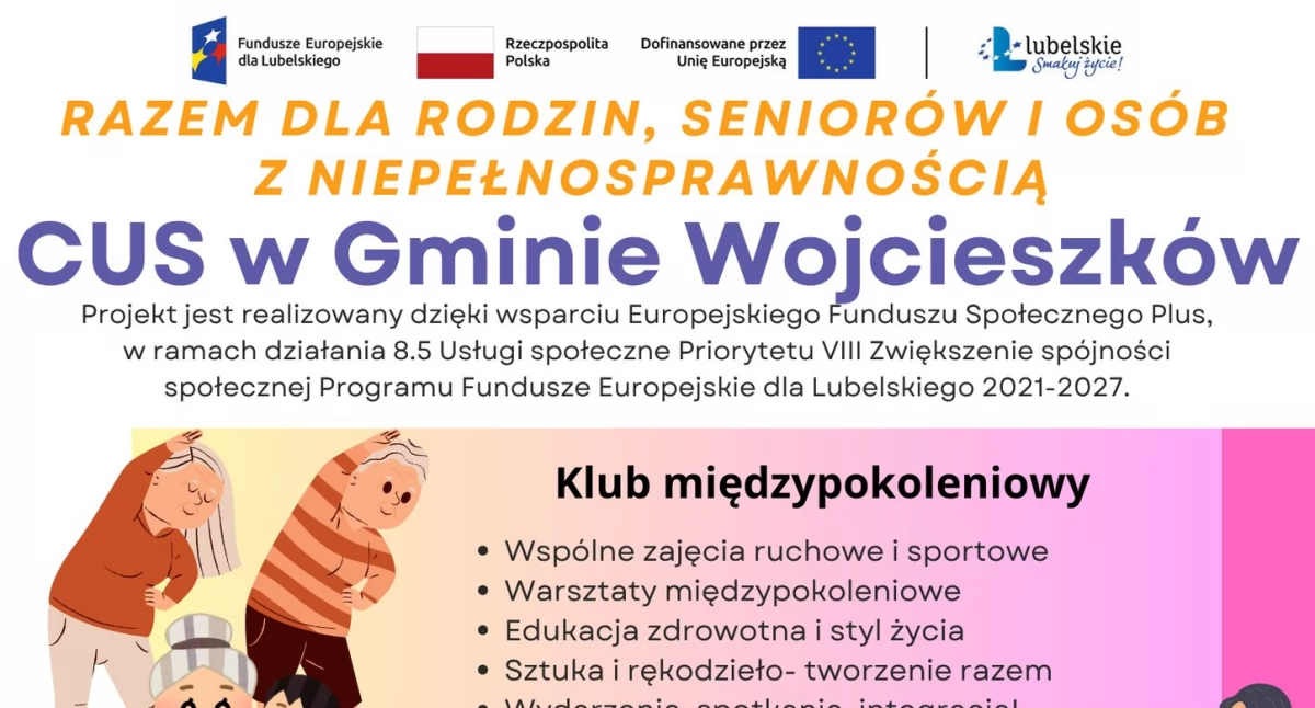  Bezpłatne wsparcie dla mieszkańców. Rusza rekrutacja w Centrum Usług Społecznych w Wojcieszkowie