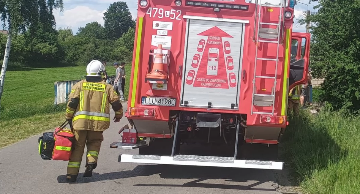Zimna Woda o krok od tragedii. Błyskawiczna akcja strażaków uratowała życie nastolatce