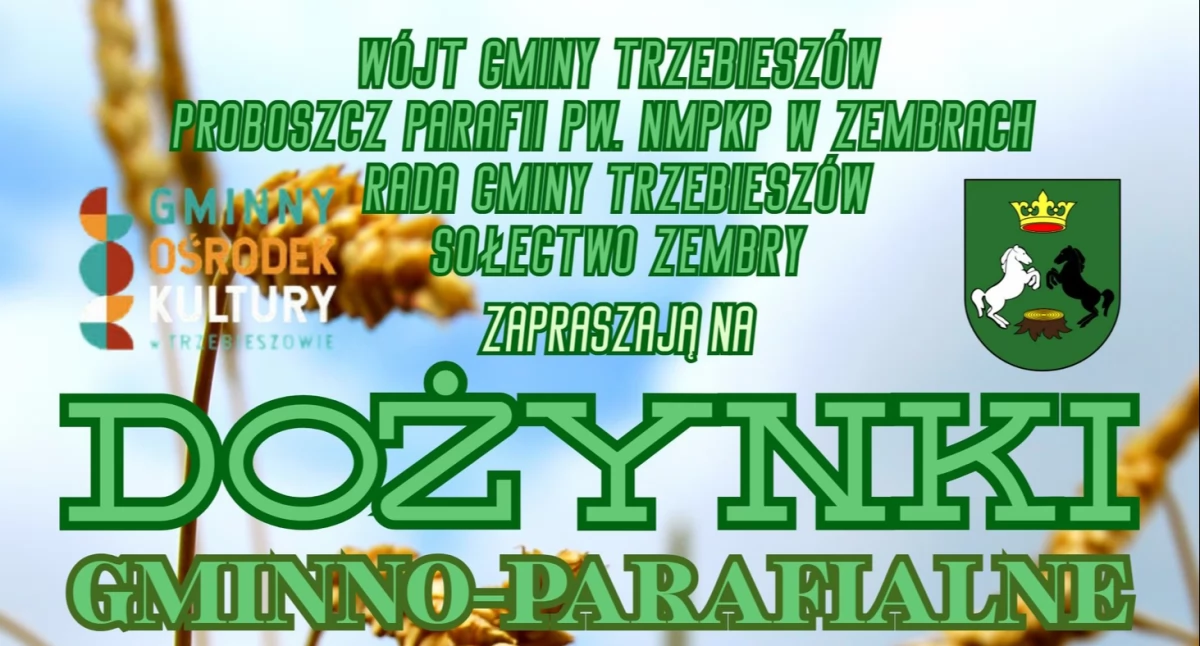 Dożynki Gminno-Parafialne w Zembrach. Będzie korowód, kabaret, ogniste show i dyskoteka