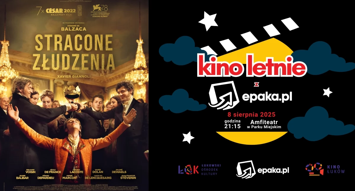 Kino pod chmurką w Łukowie. W piątek zobaczysz nagradzany dramat „Stracone złudzenia”