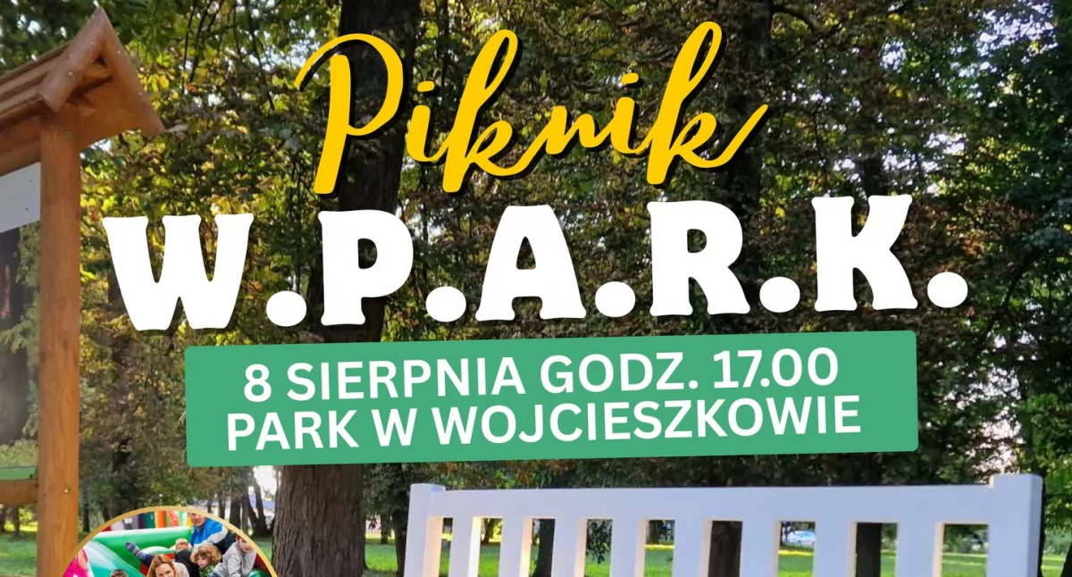 Rodzinny piknik, kino plenerowe i darmowe atrakcje. W piątek Wojcieszków zaprasza do parku