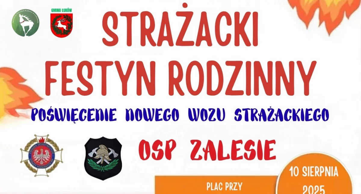 Nowy wóz strażacki dla OSP Zalesie. Rodzinny festyn i uroczystość przekazania pojazdu już 10 sierpnia