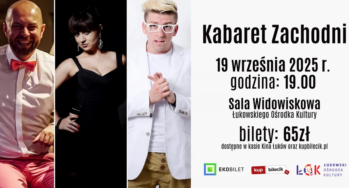 Kabaret Zachodni wystąpi w Łukowie – nowy skład i nowa energia na scenie