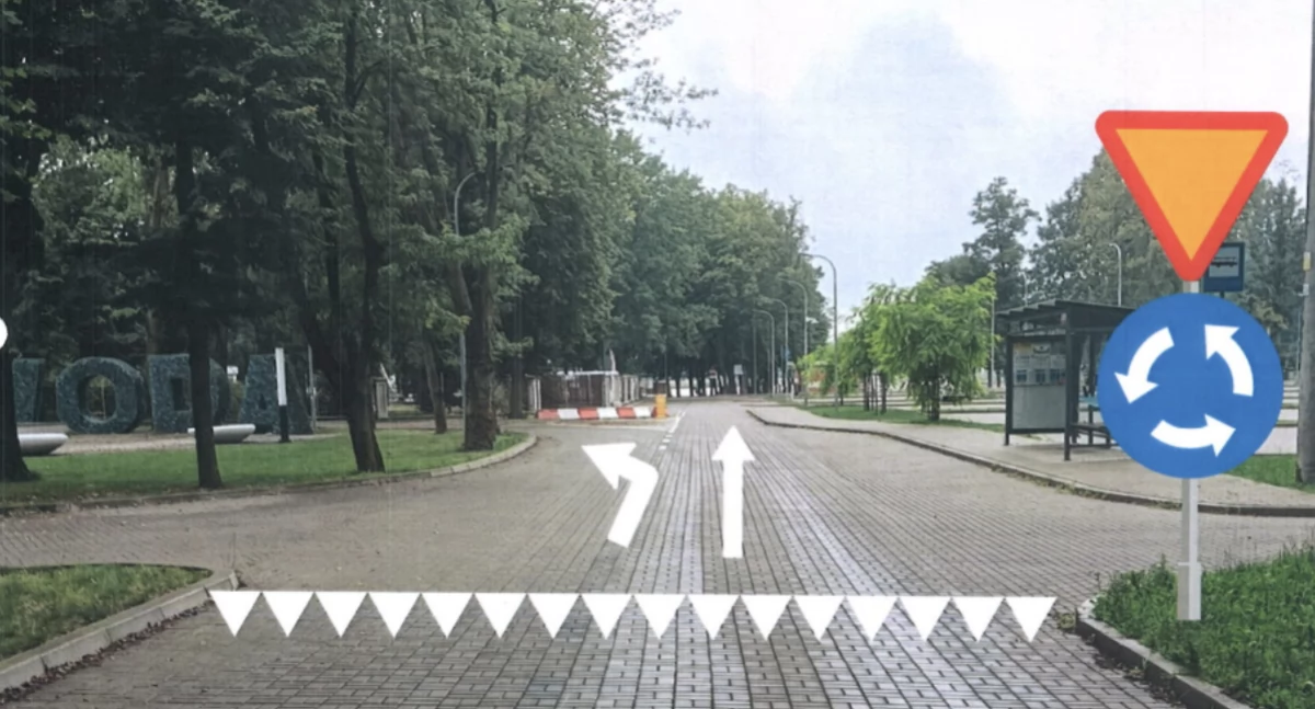 Będzie oznakowanie ronda na Zimnej Wodzie. OSiR zapowiada działania po interwencji radnego