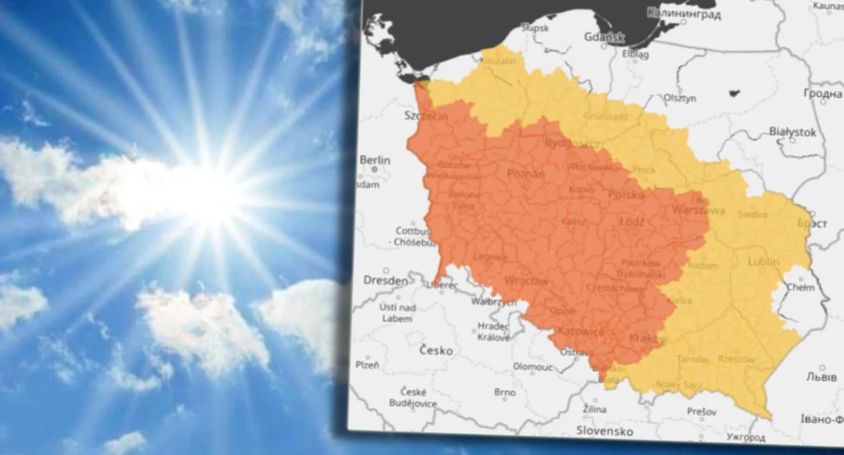 Nadchodzi fala upałów w powiecie łukowskim. IMGW wydał ostrzeżenie pierwszego stopnia