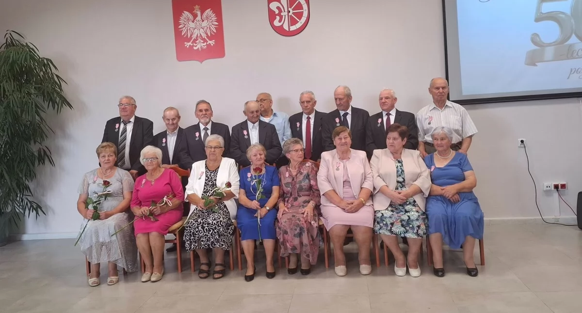 Miłość, która przetrwała pół wieku – i więcej! Wzruszająca uroczystość w Woli Mysłowskiej