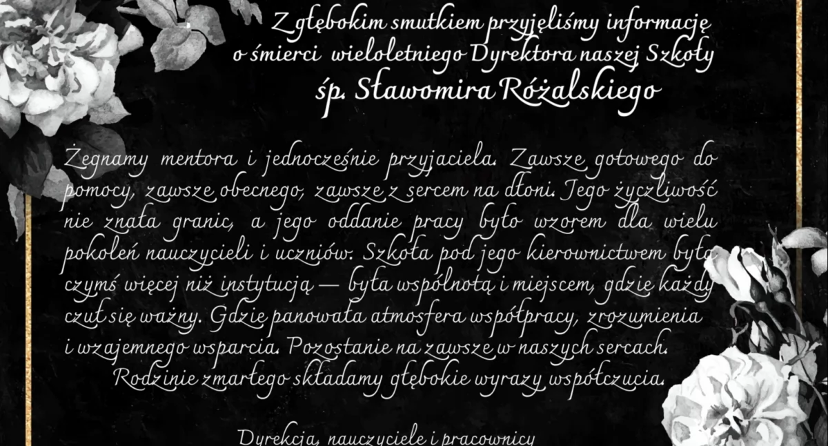 Znamy szczegóły pogrzebu Sławomira Różalskiego, wieloletniego dyrektora łukowskiej „Trójki”