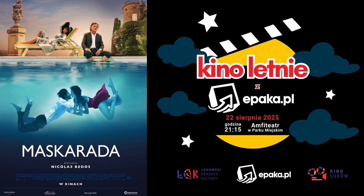 Kino letnie w Łukowie: francuska komedia „Maskarada” w Amfiteatrze