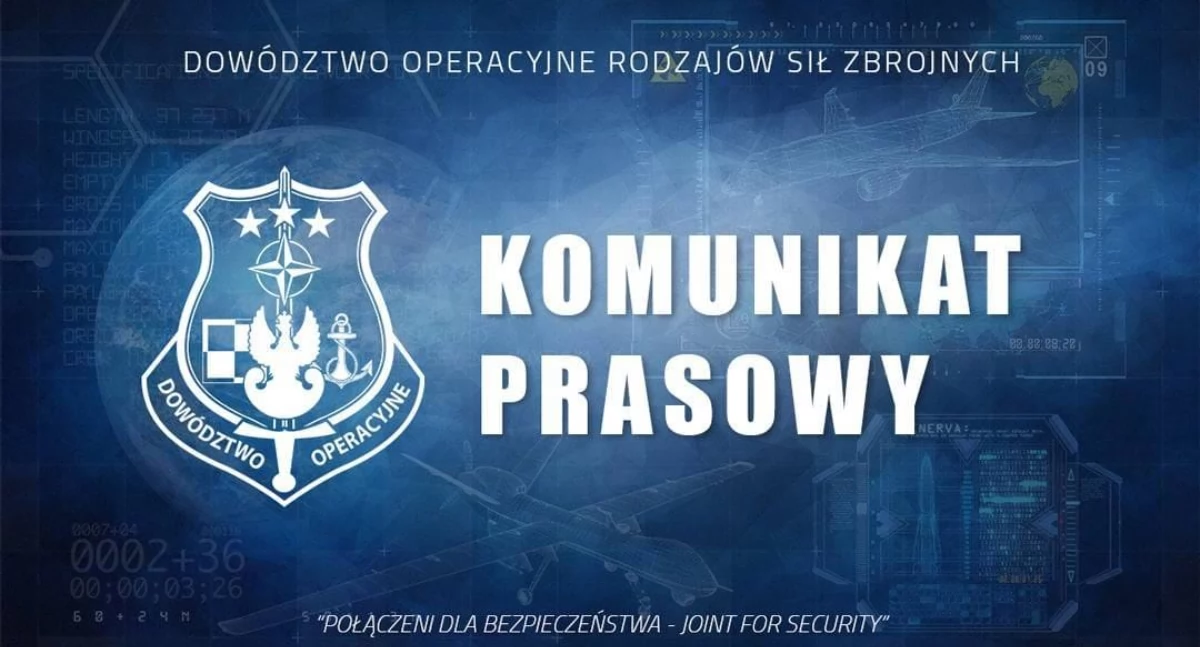 Tajemniczy obiekt pod Łukowem. Wojsko zabiera głos: Nie było naruszenia przestrzeni powietrznej