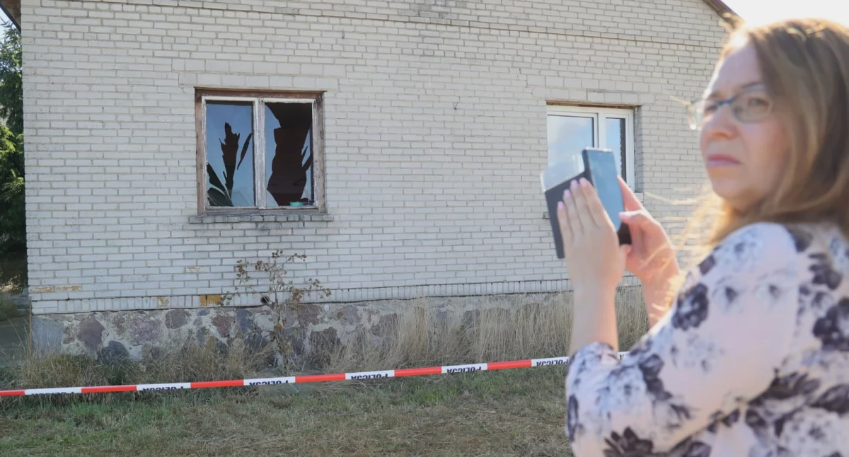 Wybite okna i uszkodzone domy. Skutki eksplozji drona w Osinach widoczne na zdjęciach