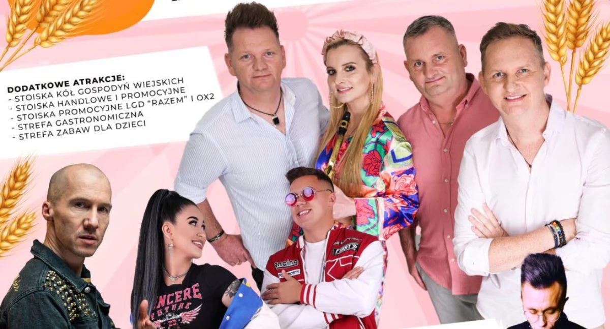 Trzy gwiazdy jednego wieczoru. Mezo, RoxaOK i MiG zagrają na dożynkach w Grudzi