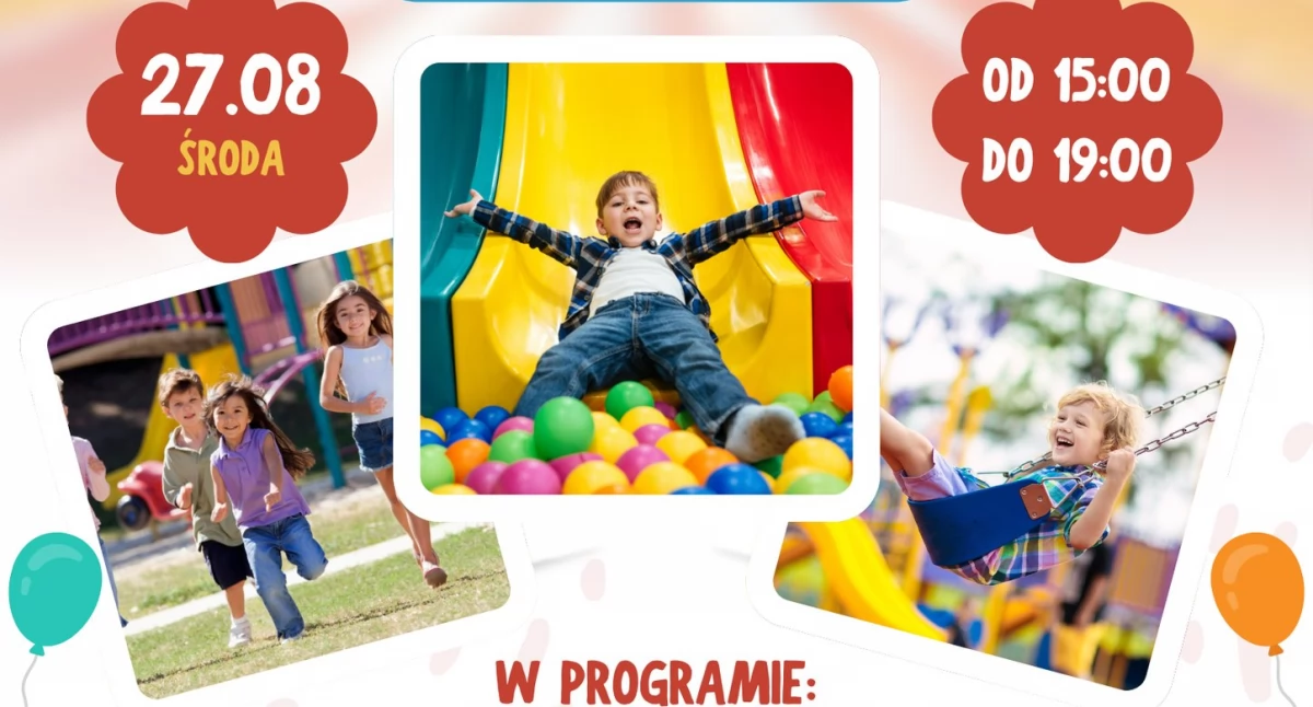 Ognisko, dmuchańce i holi — piknik na zakończenie wakacji w Dmininie