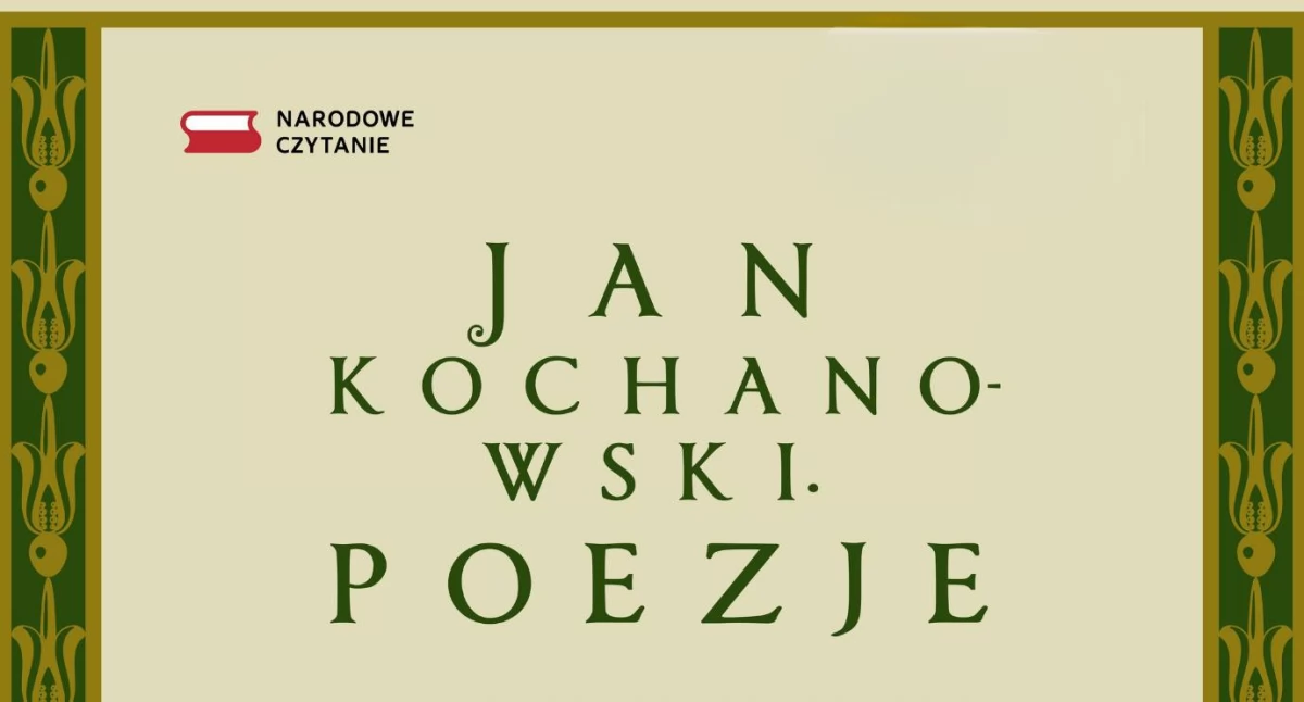 Zapraszamy na Narodowe Czytanie w Krzywdzie. Poezja Jana Kochanowskiego przy fontannie