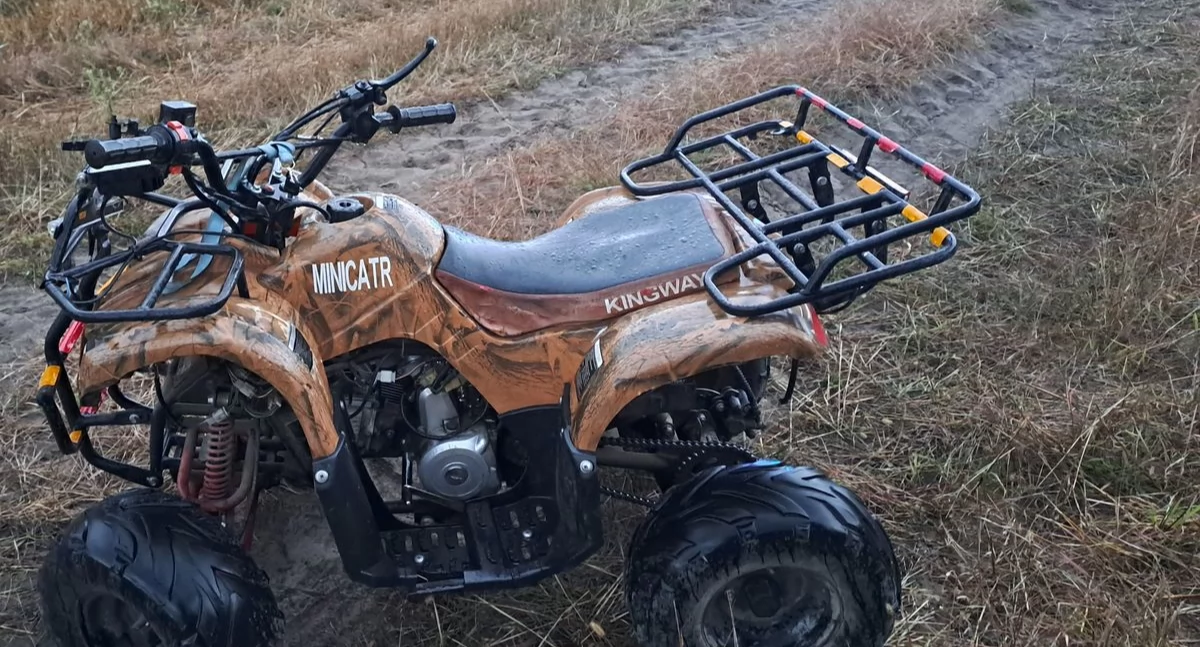 Quad bez OC, kierowca po alkoholu. Interwencja policji w powiecie ryckim