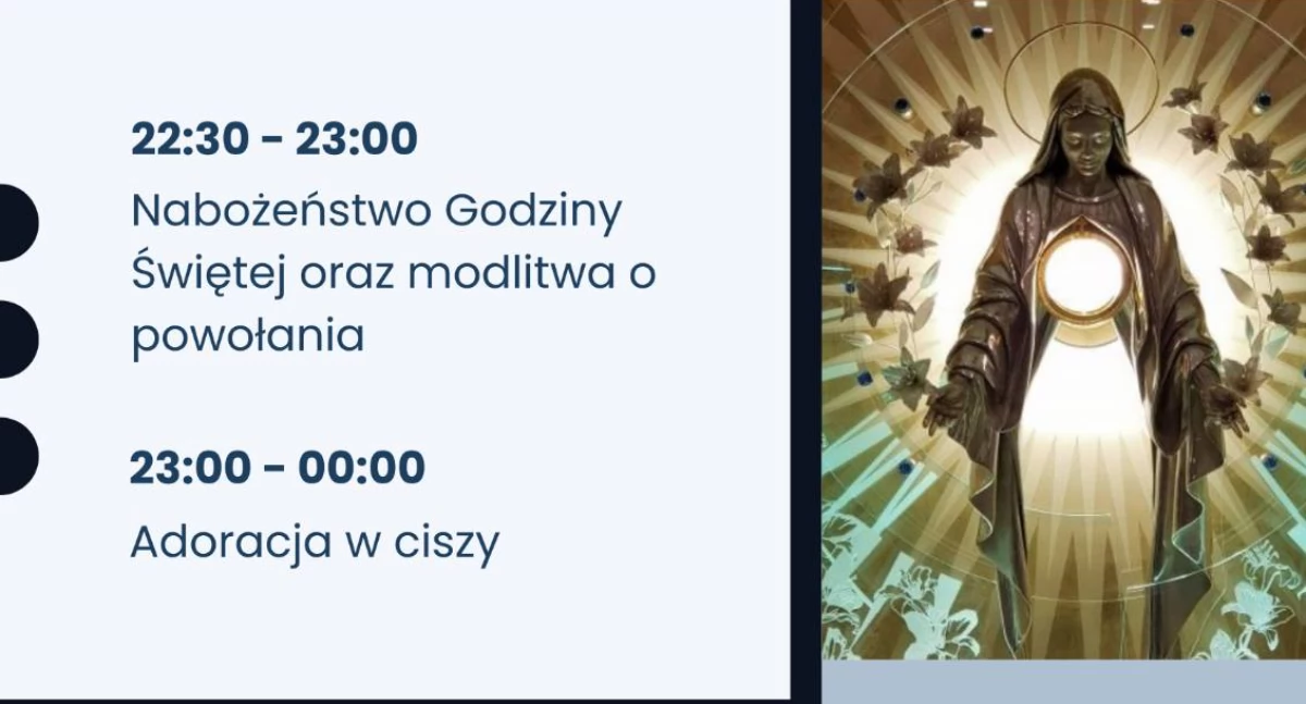 Modlitwa o powołania i adoracja w Łukowie. Pierwszy czwartek miesiąca w parafii Podwyższenia Krzyża Święteg