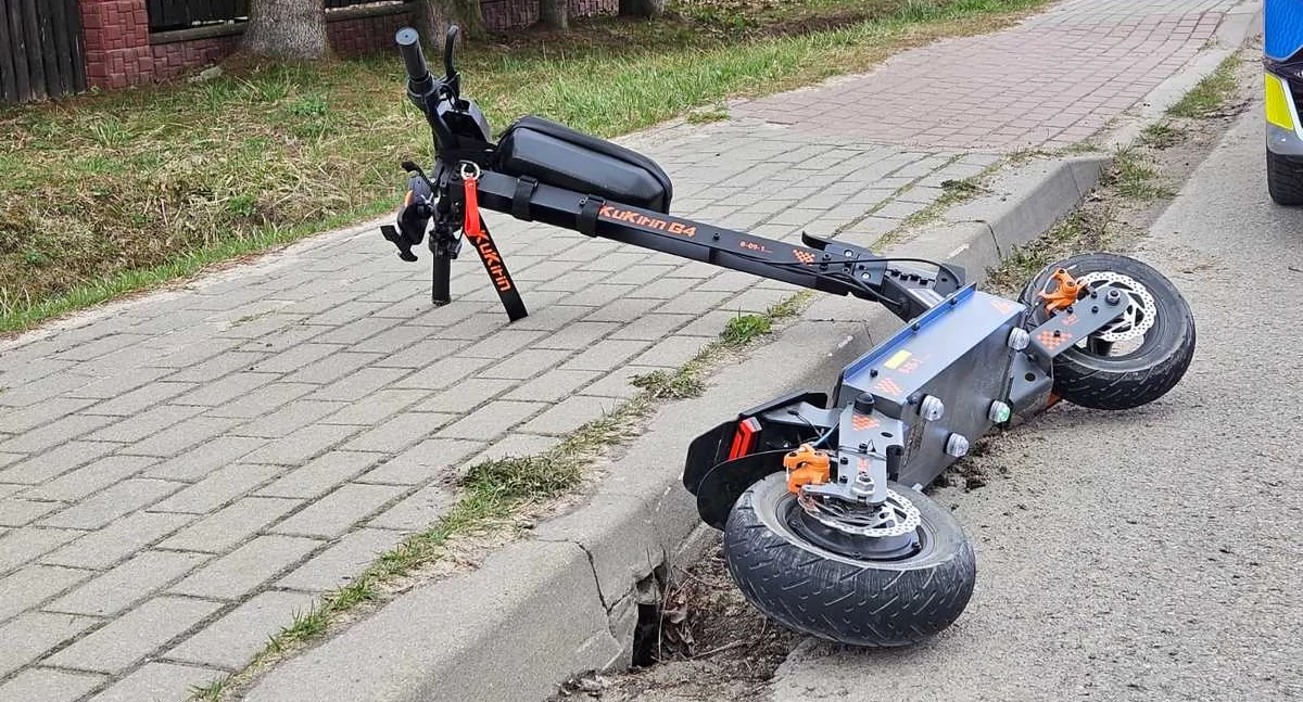 Potrącenie 15-latka na hulajnodze w Łukowie! Chłopiec trafił do szpitala