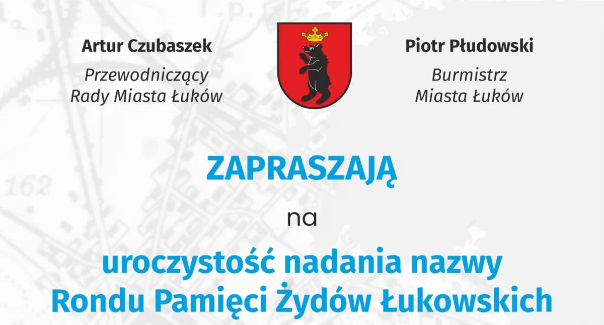 Łuków upamiętni Żydów – rondo zyska nową nazwę i stanie się symbolem pamięci