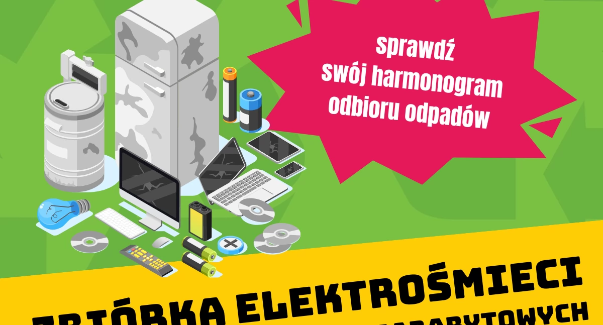 Zbiórka elektroodpadów i odpadów wielkogabarytowych w Łukowie: bezpłatna i bez konieczności wcześniejszego zgłaszania!