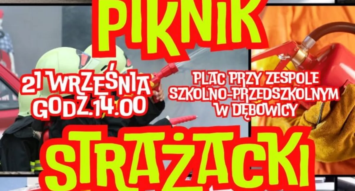 Strażackie atrakcje w Dębowicy. Zapraszamy na piknik z pokazami i przejazdem wozów OSP
