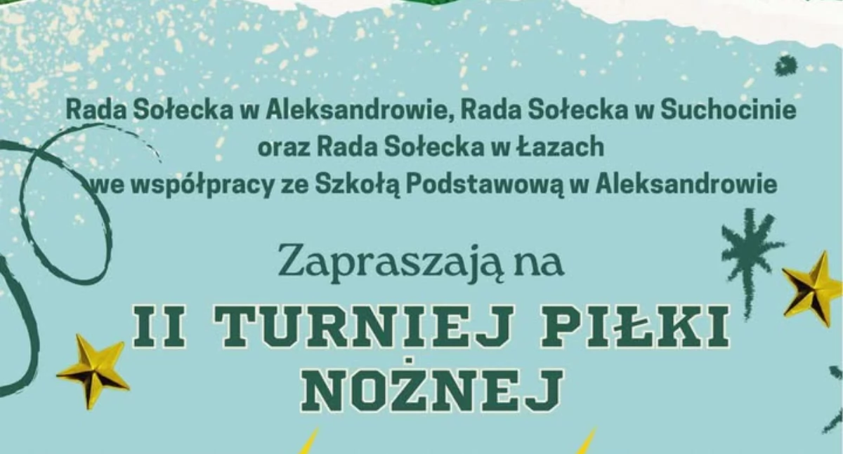 Aleksandrów, Suchocin i Łazy zmierzą się w II Turnieju Piłki Nożnej