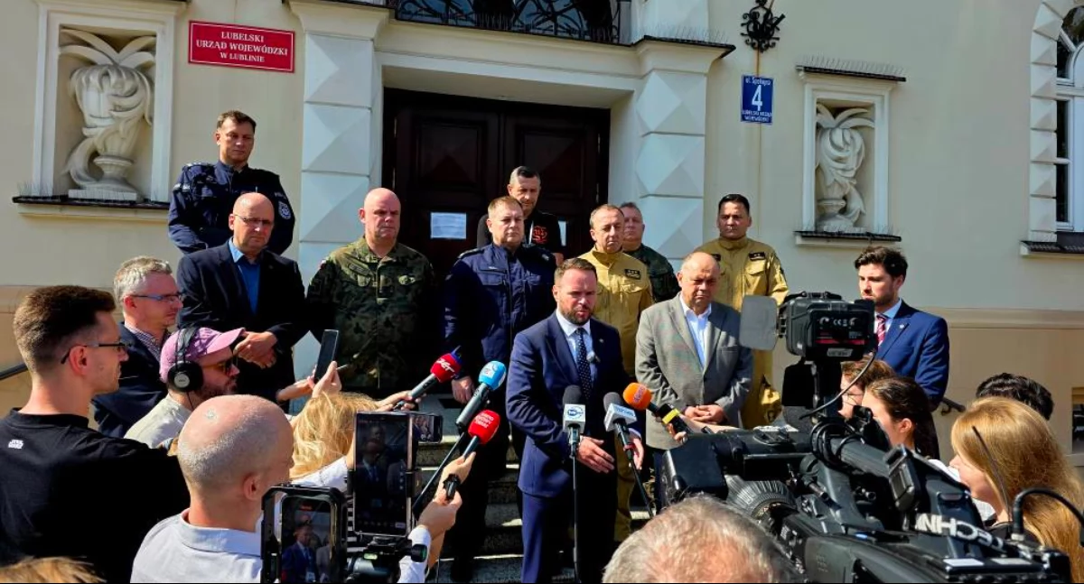 Wojewoda Lubelski: służby w najwyższej gotowości po nocnym ataku dronów
