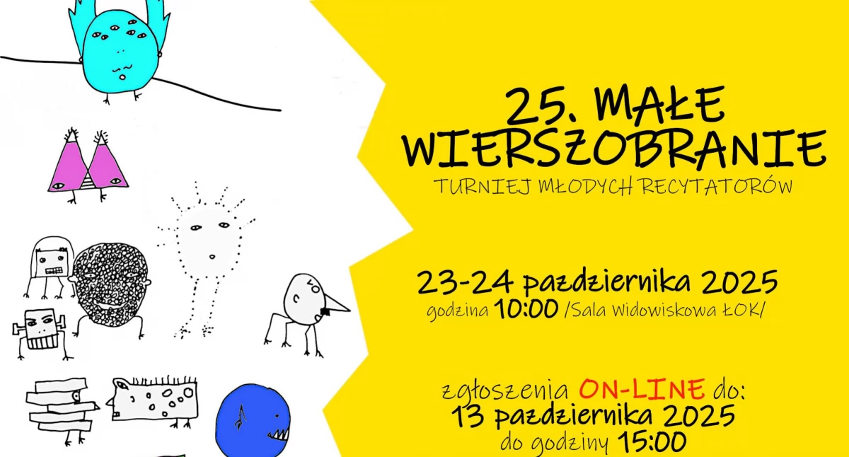 25. Małe Wierszobranie w Łukowie – zapisy tylko do 13 października!