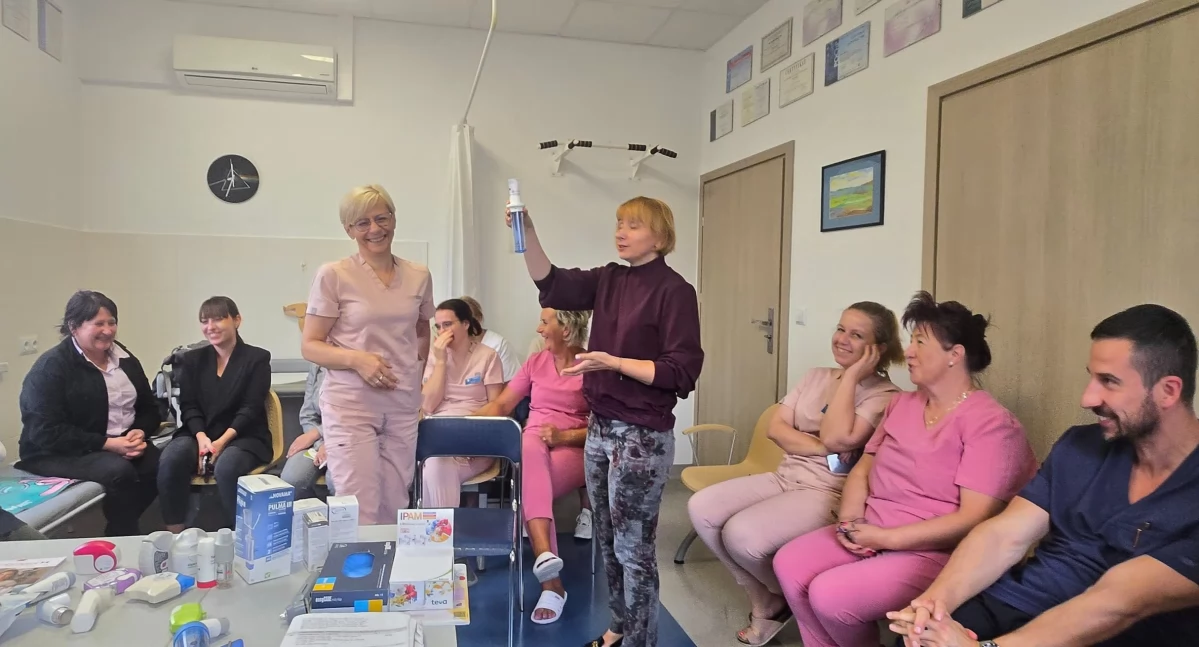 Ośrodek Zdrowia w Staninie podnosi kwalifikacje w zakresie alergologii i chorób płuc