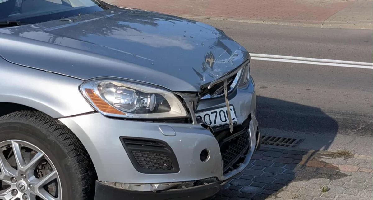 Poważna kolizja w Łukowie! Jedna osoba w szpitalu po zderzeniu na ul. Prusa 