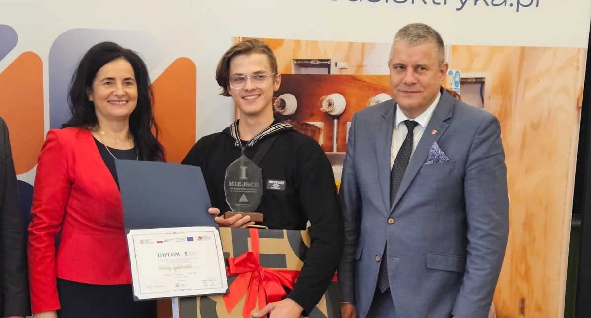 Mikołaj Gołębiowski z Łukowa zwycięzcą ogólnopolskiego turnieju elektrycznego