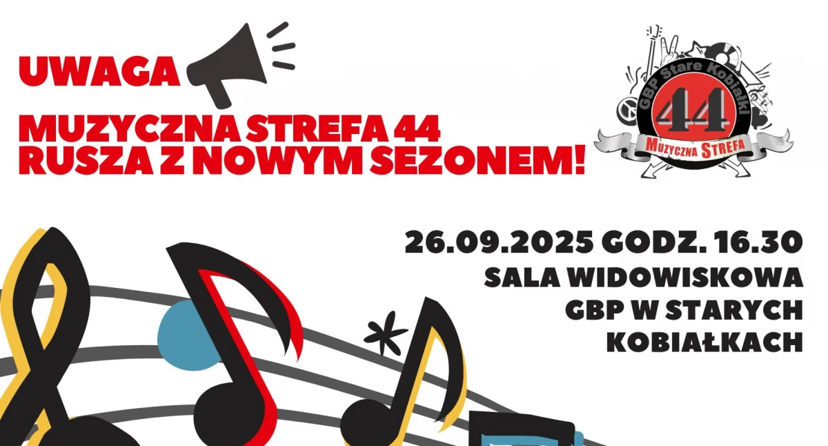 Muzyczna Strefa 44 wraca z nowym sezonem. Bezpłatne zajęcia wokalne w Starych Kobiałkach