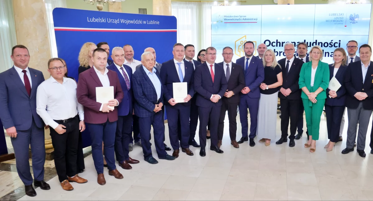 Ponad 23 mln zł na Ochronę Ludności i Obronę Cywilną. Powiat Łukowski wśród beneficjentów